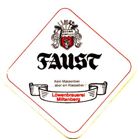 miltenberg mil-by faust lw raute 2a (180-kein massenbier-schwarzrot)